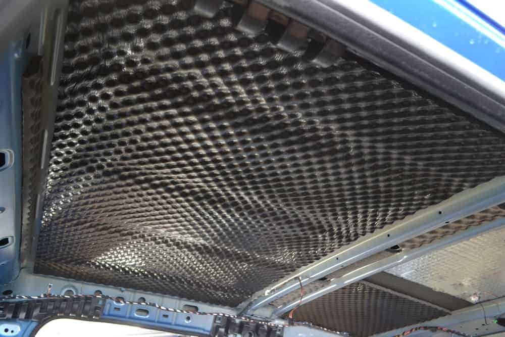 roof of vehicle sound insulated